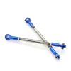 Compatible with Traxxas for Unlimited for Desert for Racer 1/7 RC Cars 2 Pcs Metal Adjustable Front Steering Rod Link Accessories 8547 Linkage view 2