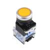 FXPCGZISH 1PCS Push Button Switch LA38-11BN LA38-11BNZS NO/NC Momentary/Latching 22mm 4 Screws Round Panel Cutout 2 Position Knob Switch (Color : Yellow, Size : Self-Locking) view 1