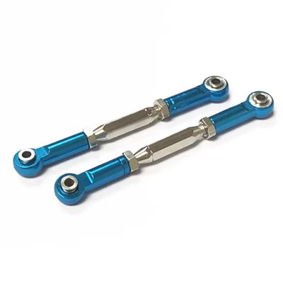 Compatible with Traxxas for Slash 4X4 Aluminum Steering Turnbuckle Toe Link Camber Linkage 85Mm-97Mm M3 Assembled Rod Ends Hollow Balls Linkage