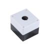 FXPCGZISH Waterproof Button Box Switch Control Box 123 Hole Industrial Switch Indicator Box Emergency Stop Push Button Switch Box 22mm(1 Hole) view 1