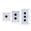 FXPCGZISH Waterproof Button Box Switch Control Box 123 Hole Industrial Switch Indicator Box Emergency Stop Push Button Switch Box 22mm(1 Hole) view 2