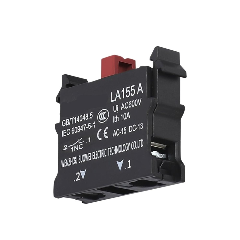 FXPCGZISH Mushroom Button Switch Waterproof Latching Momentary Self Reset Locking Panelboard Power Start Switch Red Green 10A 1NO1NC 22mm(NC Base,2NO)