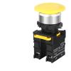 FXPCGZISH Mushroom Button Switch Waterproof Latching Momentary Self Reset Locking Panelboard Power Start Switch Red Green 10A 1NO1NC 22mm(Yellow,1NO1NC) view 1