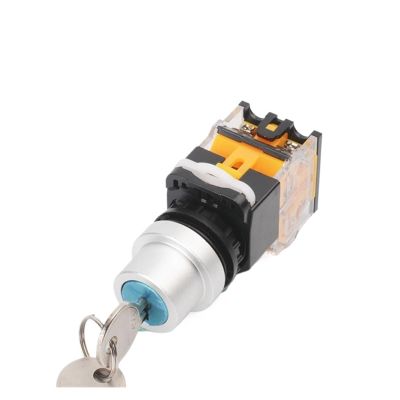 FXPCGZISH 22mm LA38 Round Power Button Switch, 1NO/1NC instantaneous Button Switch with Light, 220V LED Indicator(3 Key,Self Reset)