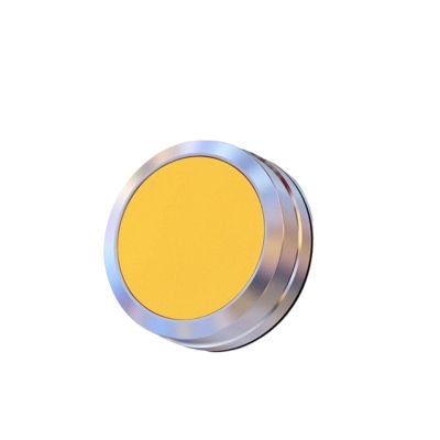 FXPCGZISH Button Switch Control Start Stop Self Reset No Lamp Normally Open Normally Closed Screw Pin Connection Without Lamp Momentary(A-Yellow,1NO1NC)