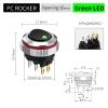 FXPCGZISH 22MM Round Rocker Switch, high Current 16A, 2NO/2NO2NC Optional, Chrome-Plated Button or Oxidized Black Button Optional 5-24V 2 Positions(6pin G(Black Key),2NO2NC) view 2
