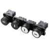 FXPCGZISH 22mm XB2-EA Push Button Switch Start/Stop Black/White Arrow 10A/415V Self-Reset/Momentary Symbol Button Switch(Blue) view 4