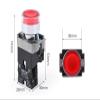 FXPCGZISH XB2-BW33B1C BW3361C Illuminated Knob Switch 2 Gears 3 Gears Normally Open Normally Closed Mechanical Button Switch Self-Lock LED Button Switch(Yellow,12V) view 3