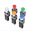 FXPCGZISH 22MM Waterproof Illuminated Push Button Switch momentary Switch with Integral LED NB5 XB5 AW33B1C 22mm Spring Knob Switch(Red,220V) view 4