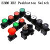 FXPCGZISH 22mm XB2-EA Push Button Switch Start/Stop Black/White Arrow 10A/415V Self-Reset/Momentary Symbol Button Switch(Green) view 3
