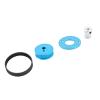 Yosoo Health Gear RC Car Belt Drive Gear Set with Hard Anodized Aluminum Alloy and Rubber Belt, Transmission Ratio 16:40 57T 114mm for TT02 Remote Control Car view 3