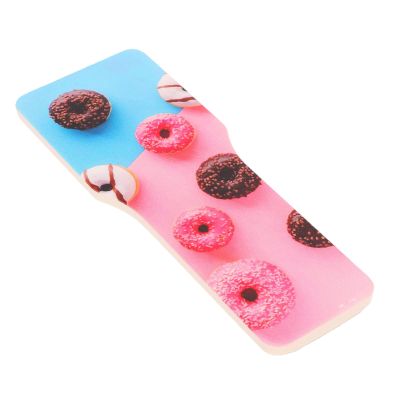 Ice Skating Balance Training Board Cute Donut Pattern Portable 9.25x3.54x2.76in for Skaters of All Levels