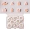 Bat Clay Earrings Set Geometric Specter Pumpkin Suitable for Earrings Making Multipurpose Clay Mold Cutting Tool Bat Specter Pumpkin Witch Hat view 2