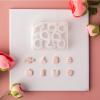 Bat Clay Earrings Set Geometric Specter Pumpkin Suitable for Earrings Making Multipurpose Clay Mold Cutting Tool Bat Specter Pumpkin Witch Hat view 4