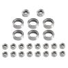 AQWBTYD RC Car Upgrade Parts Compatible with FMS for FCX24 1/24 RC Crawler Car Upgrade Parts Spare Replacement Accessories 24Pcs Steel Ball Bearing Set view 1