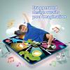 Fpbiagoq Portable Foldable Dance Pad with Built in Sound Effects for Active Play Music Rhythm Exercise Mat Foldable Dance Game Mat view 2