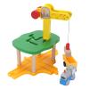 ZIRLANLV Wooden Train Track Crane Toy for Kids view 1
