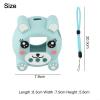 Shophubio Silicone Protective Case for Punirunes Interactive Digital Toy, Soft Skin Cover with Precise Cutouts, Shockproof Guard Shell, Pink and Blue(Blue) view 3
