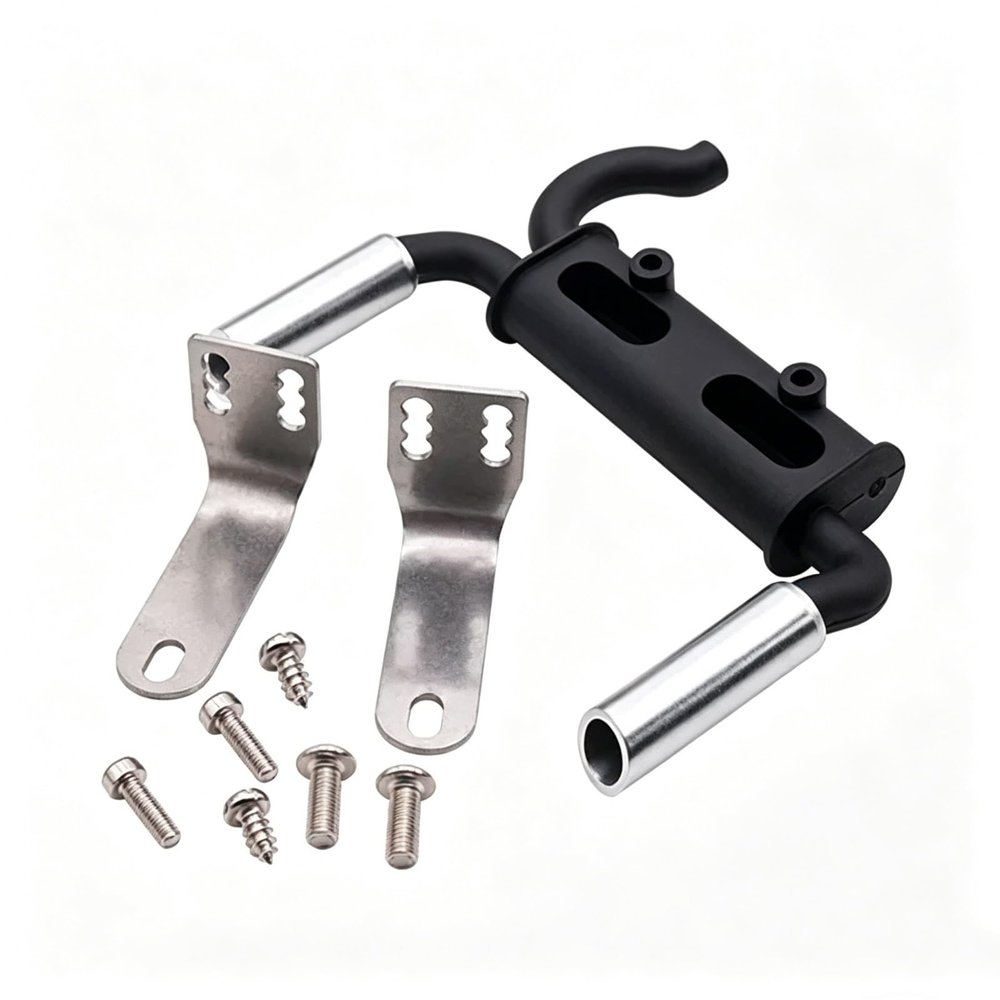 for Traxxas for TRX-4 for Axial for Scx10 1/10 Rc Crawler Metal Exhaust Pipe Upgrade Parts Modify Accessories RC Car Repair Kit