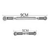 Compatible with MN D90 D99 for MN-90 FJ-45 1/12 RC Car Crawler Metal Adjustable Steering Linkage Servo Link Pull Rod Turnbuckle Linkage view 3