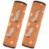 Vdsrup Seat Belt Covers 2 Pack Cowboy Boots Stars Car Seat Strap Covers Super Soft Car Seat Neck Cover for Boys Girls Adults Babies M view 1
