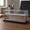 TWTCZOZ Children Parking Garage Model Display Acrylic Dust Cover Miniature Parking Lot Toy Two-Level Parking Garage Scale Diorama Suitable for Desk Cabinet Shelf Collection 20cmx10cmx10cm view 2