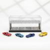 CoudarTitie Children Parking Garage Miniature Diorama Resin Two-Level Detailed Acrylic Dust Cover Compact Structure Suitable for Desk Shelf Display Cabinet Decoration 20cmx10cmx10cm view 4