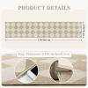 GAQ33T Boho Round Area Rug, Washable Non Slip Circular Floor Carpet, for Living Room, Bedroom, Bathroom and Daily Indoor Use(Beige,74 x 366 cm (Rectangular)) view 2
