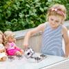 Portable 330ml Stainless Steel Long Spout Kids Tea Set with Filter Screen & 4 70ml Cups for Children Camping Home view 3