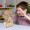 Wooden Ferris Wheel Music Box, Rotating DIY Craft Adults view 4