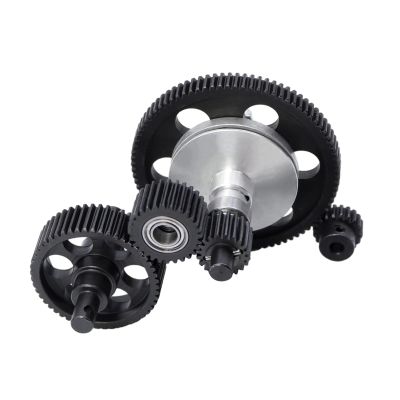 RC car Components Compatible with Axial for SCX10 1/10 RC Crawler Parts Metal Full Set Complete Gearbox Transmission Gear 87T Spur 20T Pinion OP