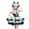 Realistic Octopus Feet with Ear Headband,Halloween Octopus Costume (Blue) view 4