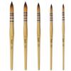 MVNOIRE Hair Wood Handle Watercolor Acrylic Artist Art Supplies Paintbrush view 3
