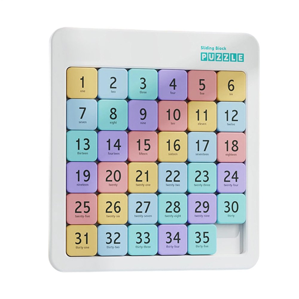 Slide Number Puzzle Magnetized Puzzle Brain Teasers Toys