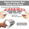 Straight Ahead Only Metal Tin Traffic Direction Warning Sign Road Parking Lot Decor 128Inch view 4