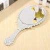 LPSEJAA Ladies Floral Repousse Oval Makeup Hand Hold Lady Beauty Dresser view 4
