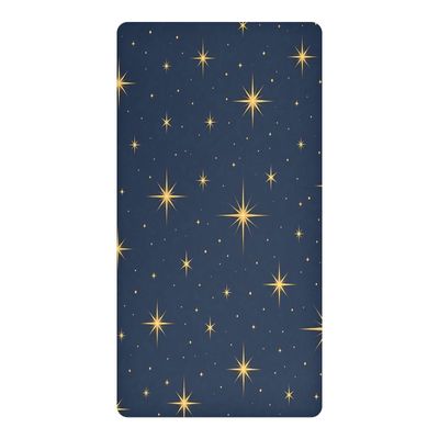 BOESI Star Pattern Waterproof Crib Sheet,Fitted Mattress Protector