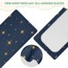 BOESI Star Pattern Waterproof Crib Sheet,Fitted Mattress Protector view 4