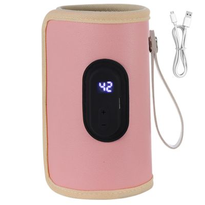 Portable Bottle Warmer 18W Quick Heating Baby Bottle Warmer Temperature Adjustable USB Baby Heater for Home Family Travel Style 2 Travel Portable