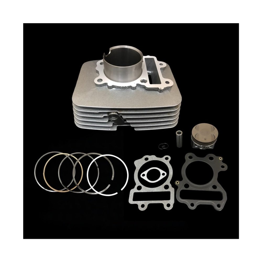 150cc Big Bore Cylinder Piston Kit Fit for Benelli TNT125 BJ125-3E 154FMI-7 Engine 57.3mm Cylinder Piston Gasket Set Big Bore Cylinder Kit(for TNT125 135 TO150)(for Papio xo 125 to 150)
