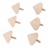 Focket Unfinished Wooden Spinning 12 Pcs, 1.77x2.17x1.97in Natural Solid Wood Top Toys for DIY Crafts, Paintable Wooden Gyroscope Toys for Kids Party Favors Birthday Gifts, Safe (12 Pieces) view 3