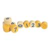 Yellow Door Number Stamping Stones - 10 Pieces view 3