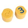 Yellow Door Number Stamping Stones - 10 Pieces view 4