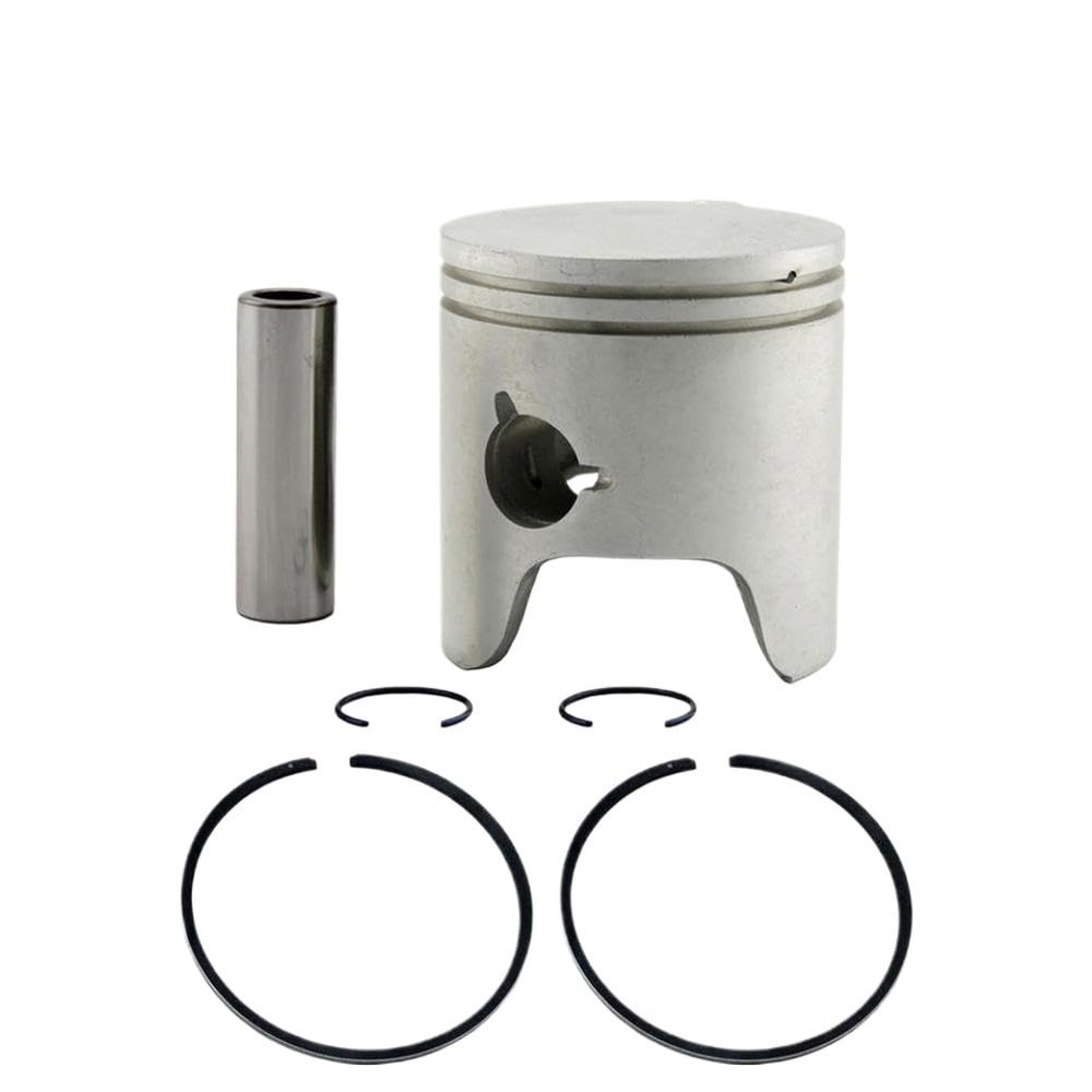 OiVAfjzp Piston Kit 6H4-11631-01 Std Two Ring 67MM Compatible with Outboard Motor 2 Stroke 40HP 50HP
