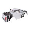 Asixxsix 1/10 RC Car Body Shell Compatible with Racing Drift Truck, 26cm Wheelbase PVC Body Cover for On Road Vehicle, Accessories Spare Parts (Black White) view 2