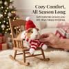 FJMQHU Small Pet Santa Hat and Scarf Christmas Costume Outfit Set for Guinea Pig Christmas Party view 3