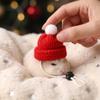 FJMQHU Small Pet Santa Hat and Scarf Christmas Costume Outfit Set for Guinea Pig Christmas Party view 4