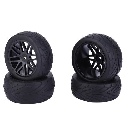 1/10 4Pcs 85mm Wheels Tires Crawlers Vehicle Universal Remote Control Model Accessories RC Car Modified Replacement Trucks Parts Rims