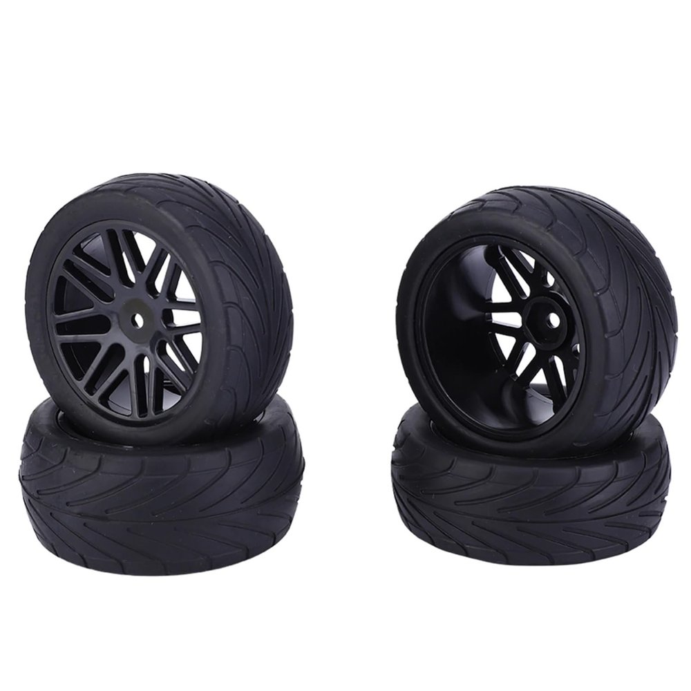 1/10 4Pcs 85mm Wheels Tires Crawlers Vehicle Universal Remote Control Model Accessories RC Car Modified Replacement Trucks Parts Rims