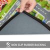 Kids Car Play Mat,City Road Rug TPR Non-Slip Rugs for Kid's Toy Cars,Educational Learning Carpet for Nursery Playroom,39x20 in view 4